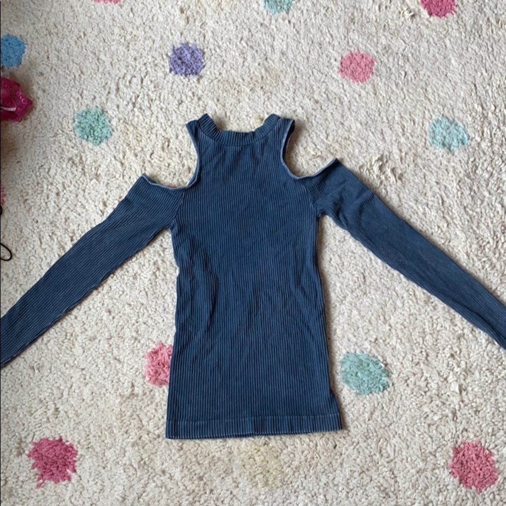 Free People Cut out Long Sleeve